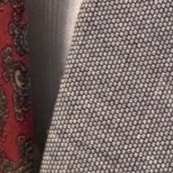 Harry Rosen Tilford Samuelsohn 42L Double Breasted Blazer Wool Jacket Gray Micro - Picture 6 of 15